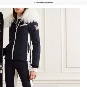 Chloe x Fusalp Shearling-Trimmed Quilted Ski Jacket- Exclusive at Net-A-Porter